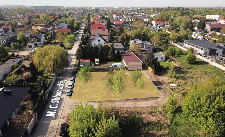 działka na sprzedaż - Ostrów Wielkopolski, Marii Curie Skłodowskiej