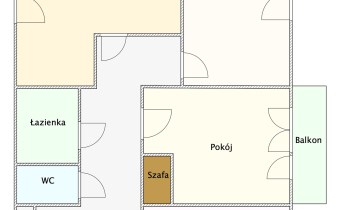 Poglądowy plan mieszkania